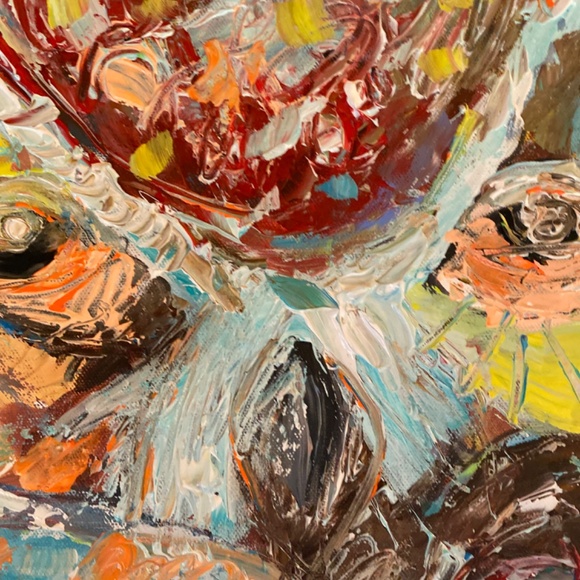 Original painting on canvas by  DorotaKormienkoArt 24x24x1inch - Picture 8 of 8